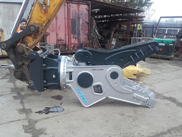 Deze roterende crushers zijn beschikbaar voor machines vanaf 20Ttot 44T